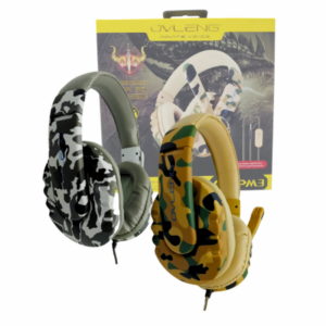 Fone De Ouvido Gamer Pro Headphone com Microfone P2 Camuflado Profissional - Imagem 4