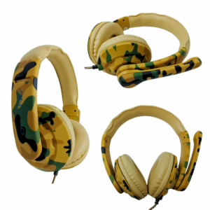 Fone De Ouvido Gamer Pro Headphone com Microfone P2 Camuflado Profissional - Imagem 5